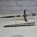 Athame - Egyptian Kriss Style Blade - 12.5" Long-Home/Altar-Azure Green-The Bat Witch Cavern