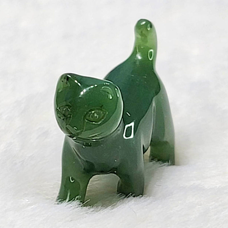 Cat - Canadian Nephrite Jade 1"