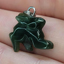 Pendentif Lapin Jade Néphrite Canadien - 16mm