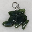 Pendentif Lapin Jade Néphrite Canadien - 16mm
