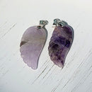 Pendentif en cristal - Aile d'ange 1,5" (simple)