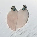 Pendentif en cristal - Aile d'ange 1,5" (simple)