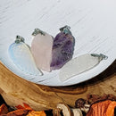 Pendentif en cristal - Aile d'ange 1,5" (simple)