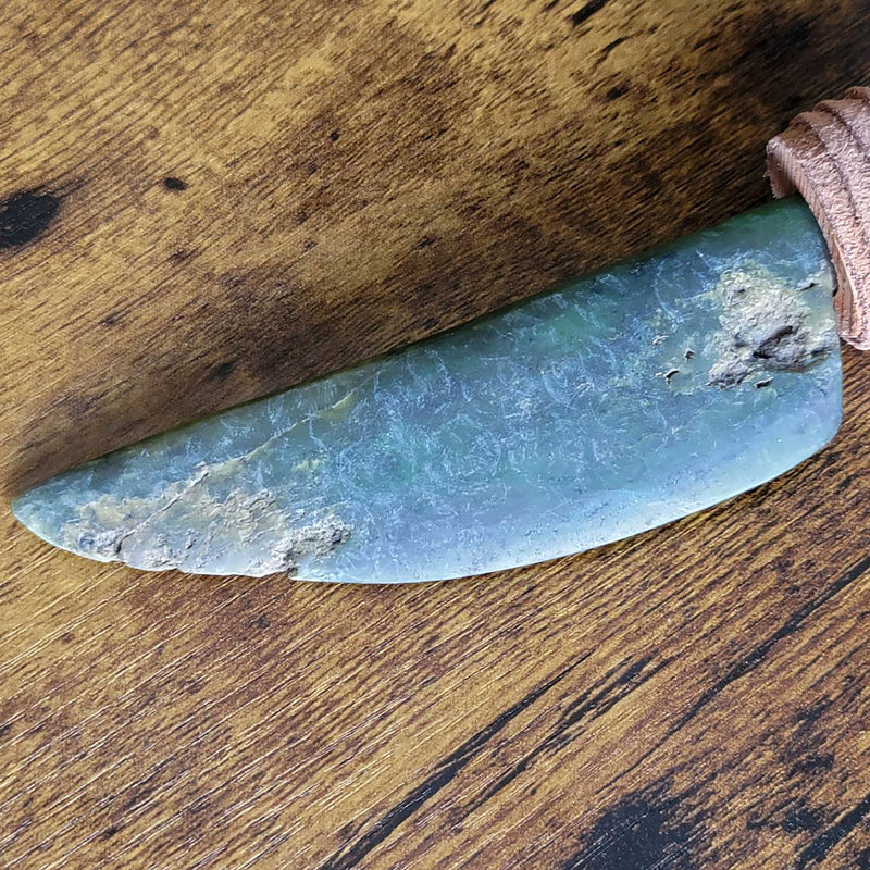 Athame - Jade néphrite canadien - 8,5" de long