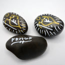 Freyja Stone with Painted Runes-KW-The Bat Witch Cavern