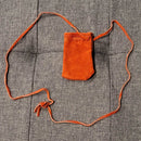 Sac en cuir - Rouge - 2" x 3"