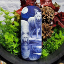 Étui en verre pour les yeux Winter Warriors (Wolf) par Lisa Parker