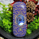 Étui en verre pour les yeux de l'apprentie sorcière (chat noir) par Lisa Parker