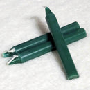 Mini bougie rituelle/sort - Paquet de 3 (vert foncé)