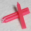 Mini bougie rituelle/sort - Paquet de 3 (Rose)