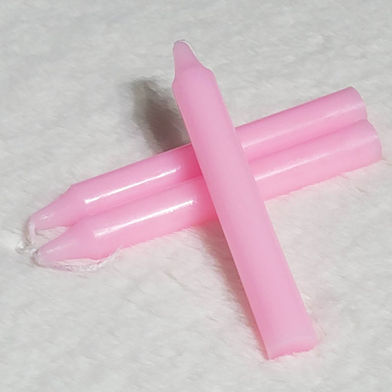 Mini Ritual/Spell Candle - 3 Pack (Pink)