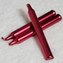 Mini bougie rituelle/sort - Paquet de 3 (rouge métallique)