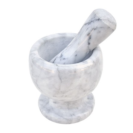 Mortar & Pestle - Marble Medium-Home/Altar-Nature's Expression-The Bat Witch Cavern