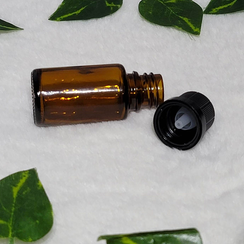 Amber Glass Jar w/ Dropper Lid - 15ml