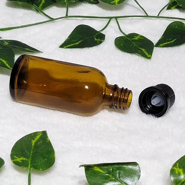 Amber Glass Jar w/ Dropper Lid - 30ml