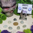 Prehnite with Black Epidote Tumbled Stone