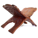 Pentacle Carved Wood Book Holder - 13" in Size-Home/Altar-Quanta Distribution Inc.-The Bat Witch Cavern