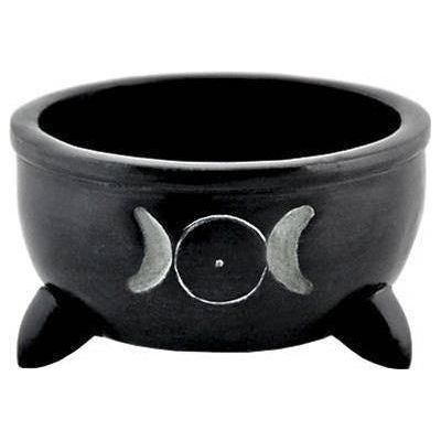 Triple Moon Charcoal Burner-Scents/Oils/Herbs-Quanta Distribution Inc.-The Bat Witch Cavern