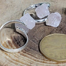Ring - Rough Rose Quartz Points (Adjustable)