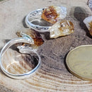 Ring - Rough Citrine Points (Adjustable)