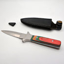 Athame - Multi Colored Wood Handle - 7" Long-Home/Altar-Azure Green-The Bat Witch Cavern