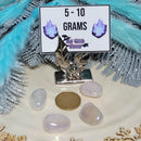 Rainbow Aura Rose Quartz Tumbled Stone