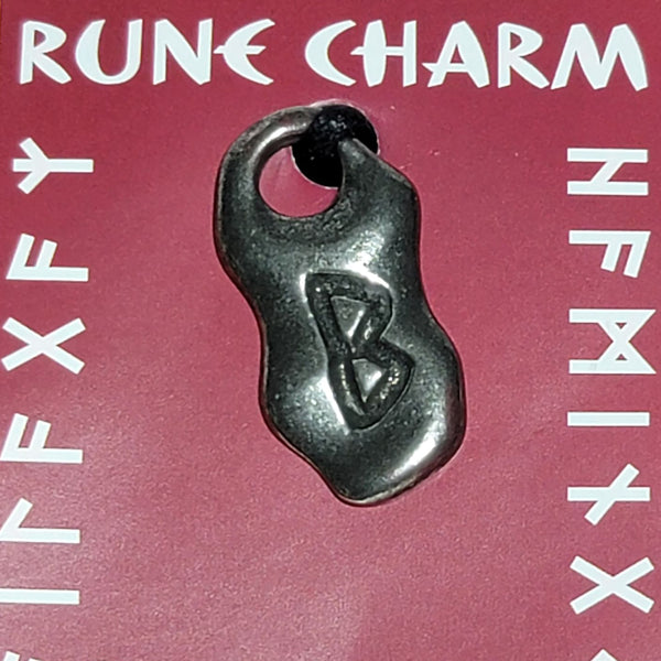 Pendentif Charme Rune - Beorc / Berkanan 