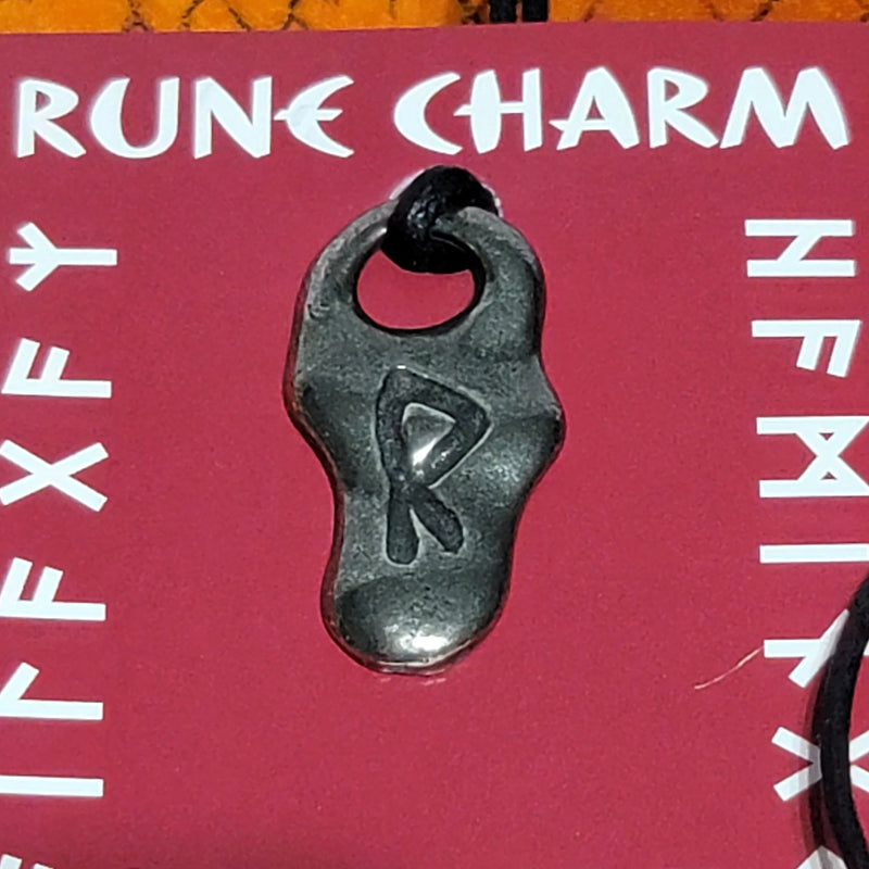 Pendentif Charme Rune - Rad / Raido 