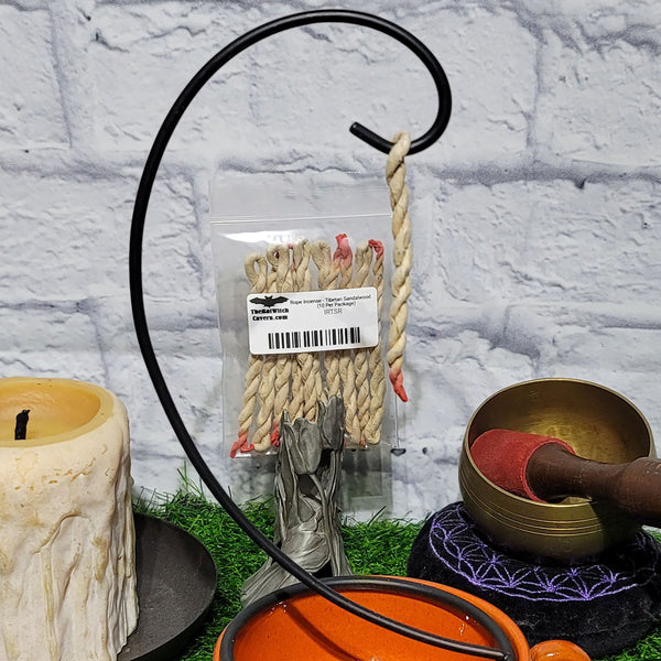 Rope Incense - Tibetan Sandalwood 3.5" (10 Per Package)