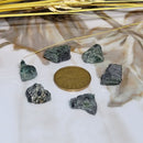 Pièces brutes de tourmaline verte
