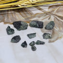 Pièces brutes de tourmaline verte
