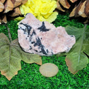 Nugget brut - Tourmaline noire avec feldspath