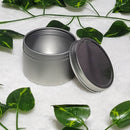 Screw-Top Metal Tin Silver - 4oz