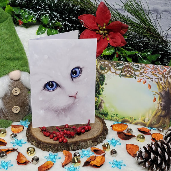 Card - Winter Cat by She Black Dragon