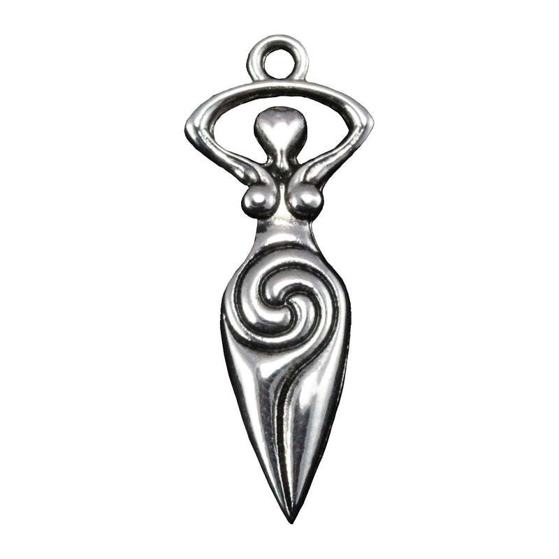 Pendant and Necklace - Spiral Goddess-Jewellery-Starlinks-The Bat Witch Cavern