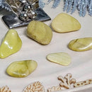 Lemon Serpentine Tumbled Stone