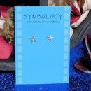 Earrings - Sterling Silver Pentagram Stud