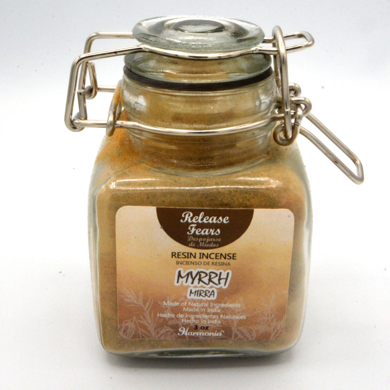 Resin Incense Jar - 3 oz - Myrrh-Scents/Oils/Herbs-Kheops-The Bat Witch Cavern