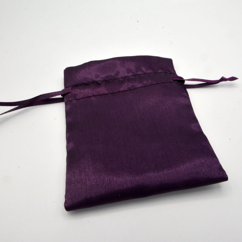 Satin Pouches - 3" x 4" - Assorted Colors-Home/Altar-Starlinks-Purple-The Bat Witch Cavern