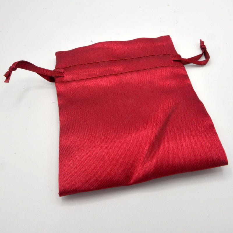 Satin Pouches - 3" x 4" - Assorted Colors-Home/Altar-Starlinks-Red-The Bat Witch Cavern