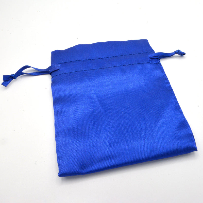Satin Pouches - 3" x 4" - Assorted Colors-Home/Altar-Starlinks-Dark Blue-The Bat Witch Cavern