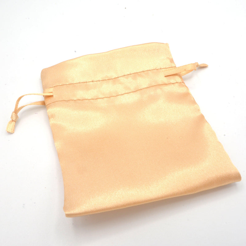 Satin Pouches - 3" x 4" - Assorted Colors-Home/Altar-Starlinks-Beige-The Bat Witch Cavern