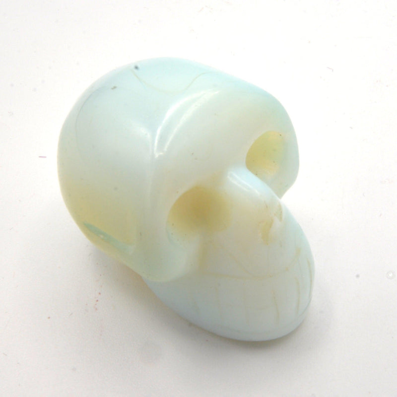 Opalite Stone Skull 1.75"-Crystal/Stones-Kheops - SR-The Bat Witch Cavern