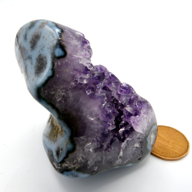Druze - Amethyst - Full Body Polished-Rock Tumbling-Azure Green-Variant 1-The Bat Witch Cavern