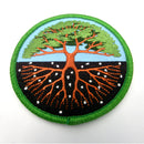 Iron-on Patch - Tree of Life 3"-Home/Altar-Azure Green-The Bat Witch Cavern