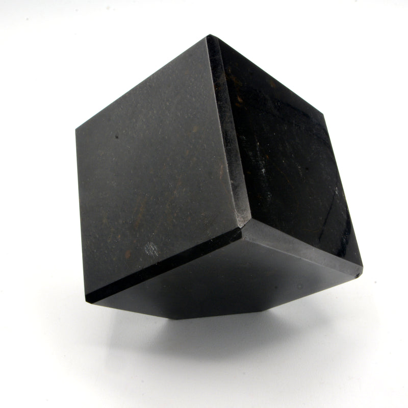 Spinning Cube - Black Tourmaline 2"
