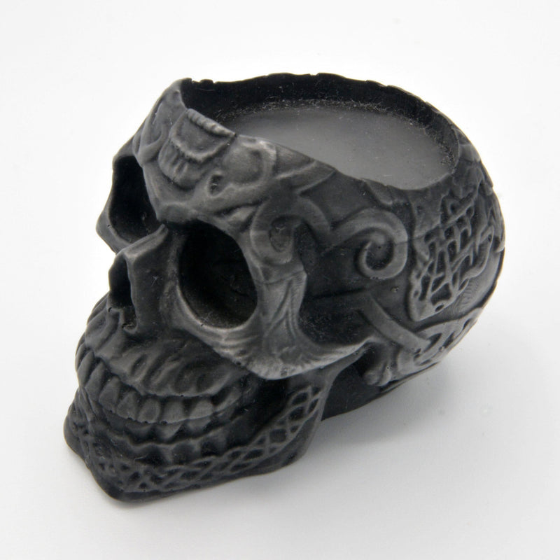 Celtic Skull Votive Holder - Cold Cast Resin-Crafted Products-The Bat Witch Cavern-Iron-The Bat Witch Cavern
