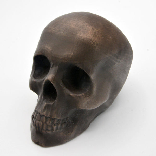 Human Skull - Cold Cast Resin-Crafted Products-The Bat Witch Cavern-Bronze-The Bat Witch Cavern