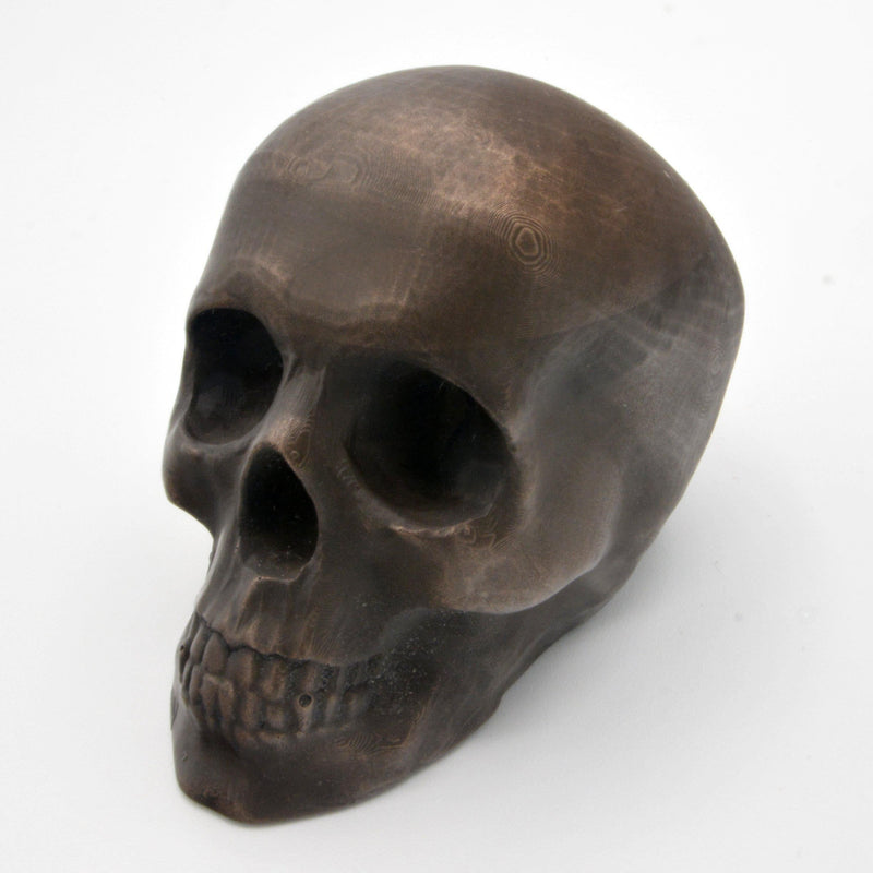 Human Skull - Cold Cast Resin-Crafted Products-The Bat Witch Cavern-Bronze-The Bat Witch Cavern