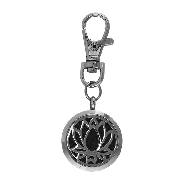Keychain - Lotus Flower Aromatherapy-Home/Altar-Quanta Distribution Inc.-The Bat Witch Cavern